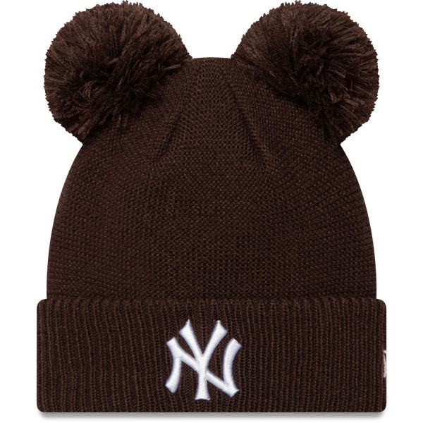 New Era Women's Winter DOUBLE BOBBLE Beanie - NY Yankees