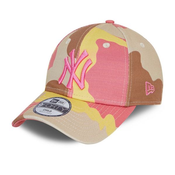 New Era 9Forty Enfants Cap - BEIGE CAMO New York Yankees