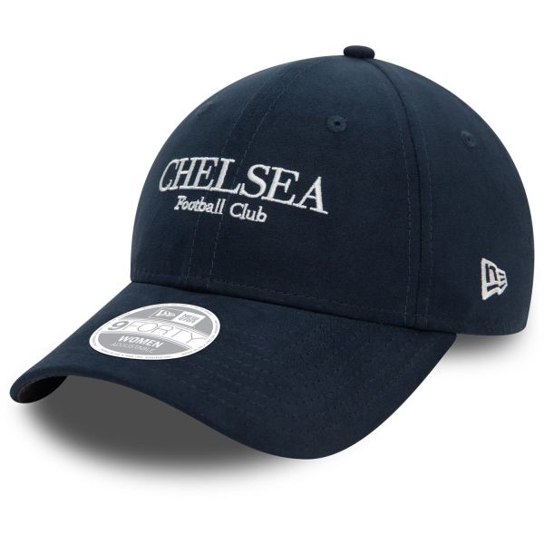 New Era 9Forty Strapback Femme Cap - SUEDE FC Chelsea navy