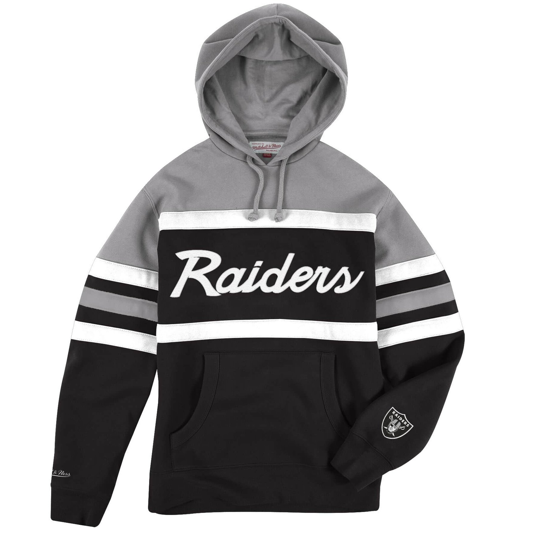 Mitchell & Ness Las Vegas Raiders Head Coach Hoodie Black/Grey