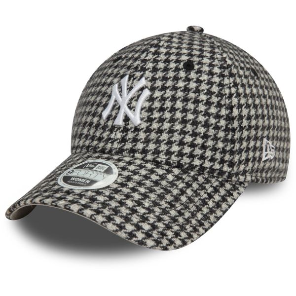 New Era 9Forty Damen Cap - HOUNDSTOOTH NY Yankees schwarz