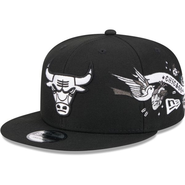 New Era 9Fifty Snapback Cap - CITY ART Chicago Bulls