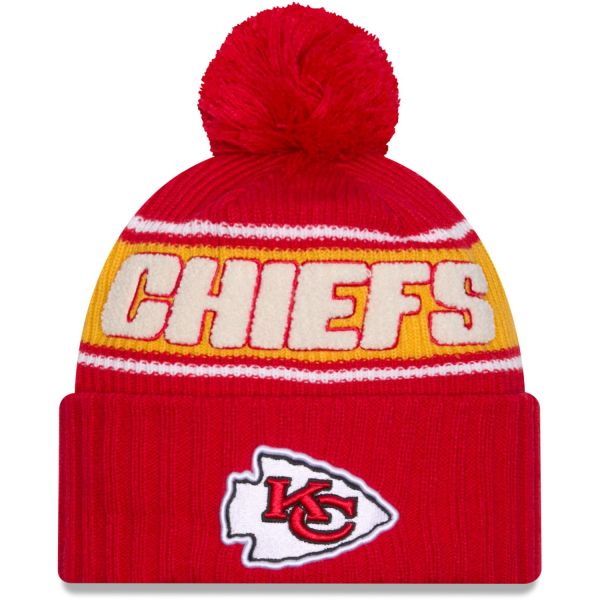 New Era NFL SIDELINE Knit Beanie - Kansas City Chiefs red