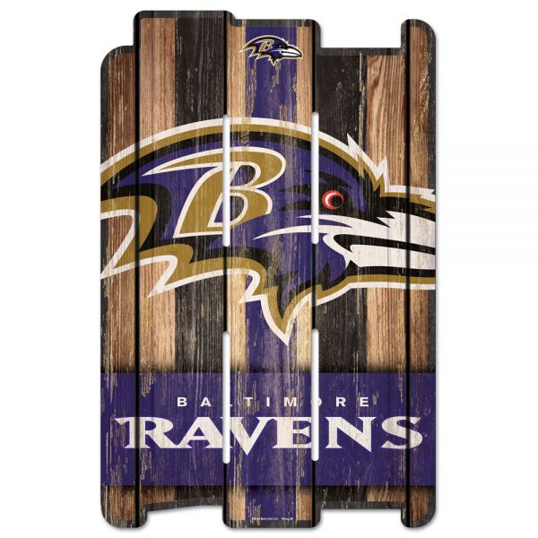 Wincraft PLANK Plaque de bois - NFL Baltimore Ravens