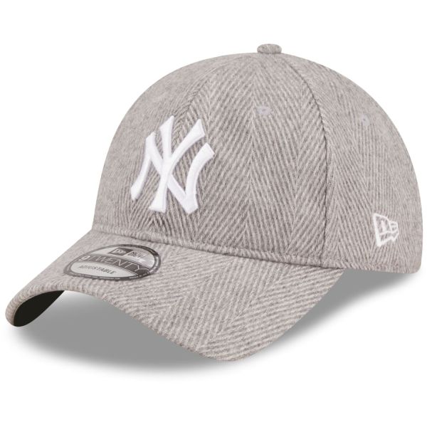 New Era 9Twenty Cap - HERRINGBONE New York Yankees gris