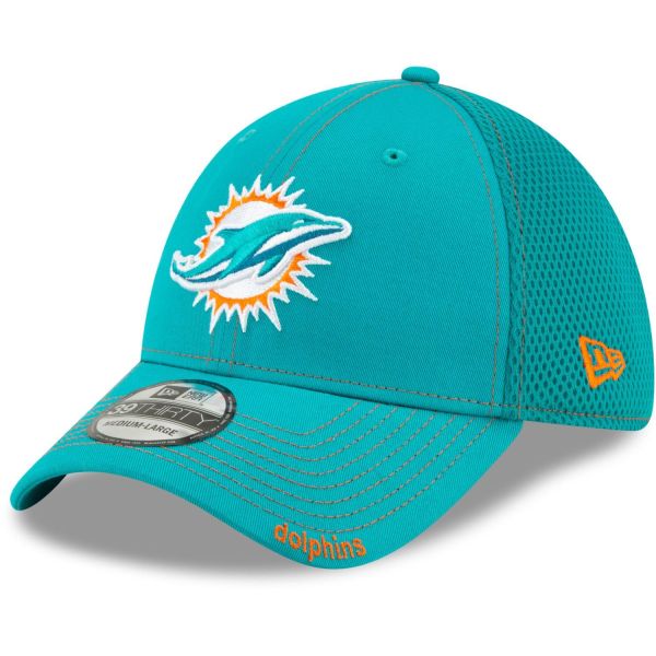 New Era 39Thirty Stretch Mesh Cap - Miami Dolphins