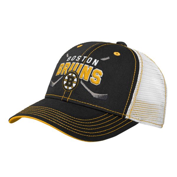 Outerstuff Kids Trucker Cap - LOCK UP Boston Bruins