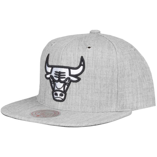 Mitchell & Ness Snapback Cap - HEATHER Chicago Bulls gris