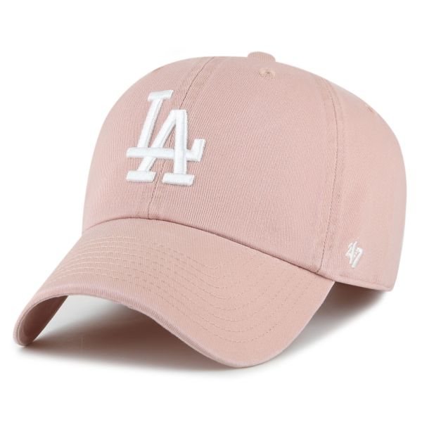 47 Brand Strapback Cap - CLEAN UP Los Angeles Dodgers mauve