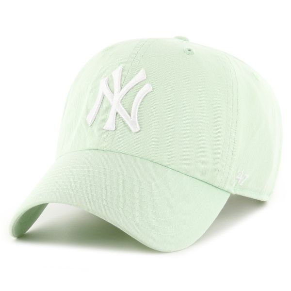 47 Brand Strapback Cap - CLEAN UP New York Yankees aloe