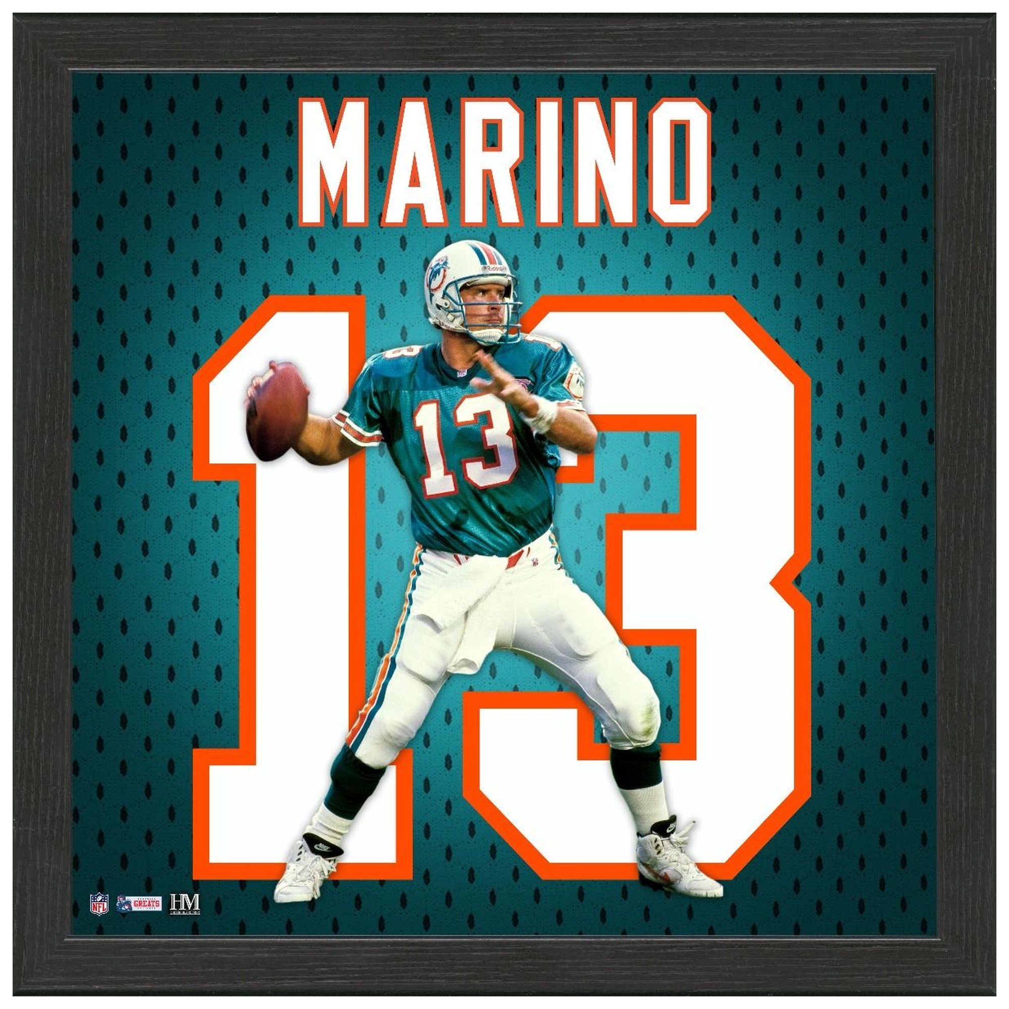 The Highland Mint | Dan Marino Jersey Impact Frame