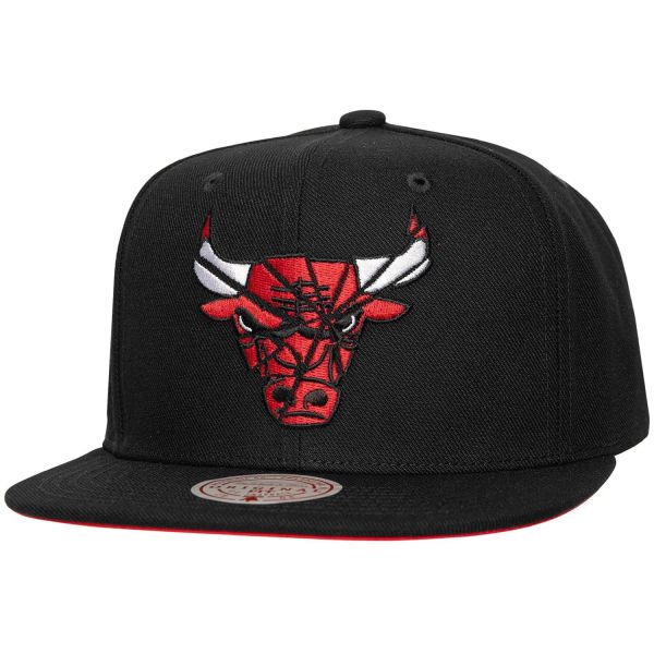 Mitchell & Ness Snapback Cap SHATTERED Chicago Bulls