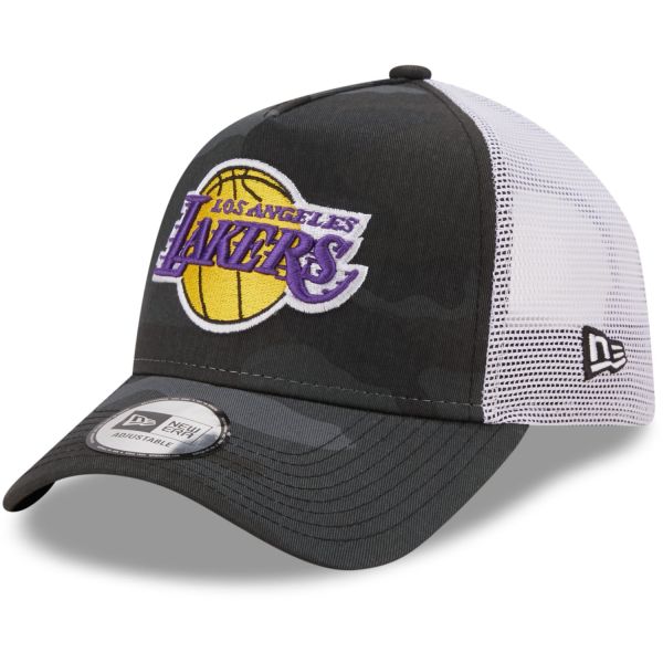 New Era A-Frame Trucker Cap - Los Angeles Lakers dark camo