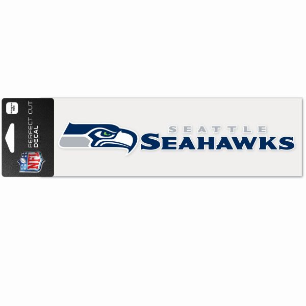 NFL Perfect Cut Aufkleber 8x25cm Seattle Seahawks