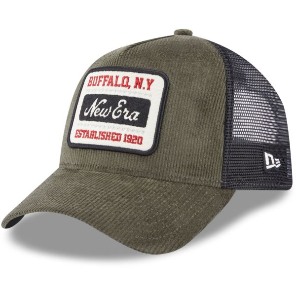 New Era 9Forty KORD Trucker Cap - BRAND PATCH oliv