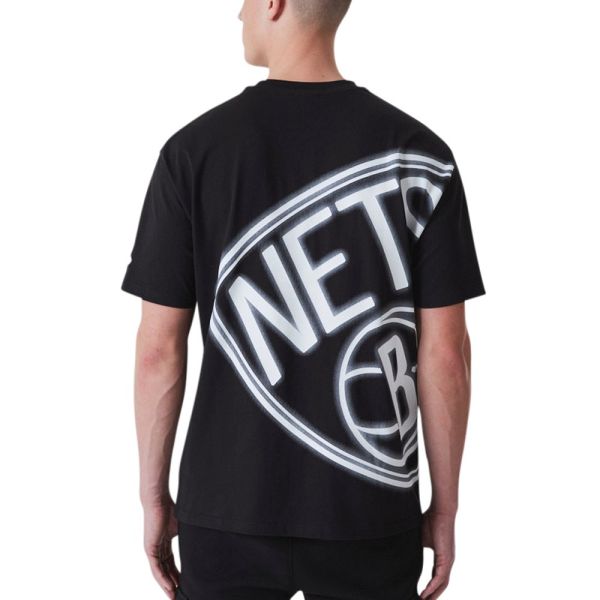 New Era Oversized Shirt - NEON LOGO Brooklyn Nets