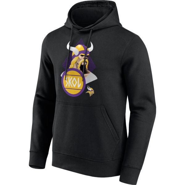 NFL Fleece Hoody - ILLUSTRATION Minnesota Vikings