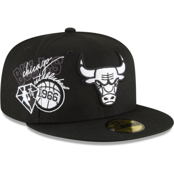 New Era 59Fifty Fitted Cap - NBA BACK HALF Chicago Bulls