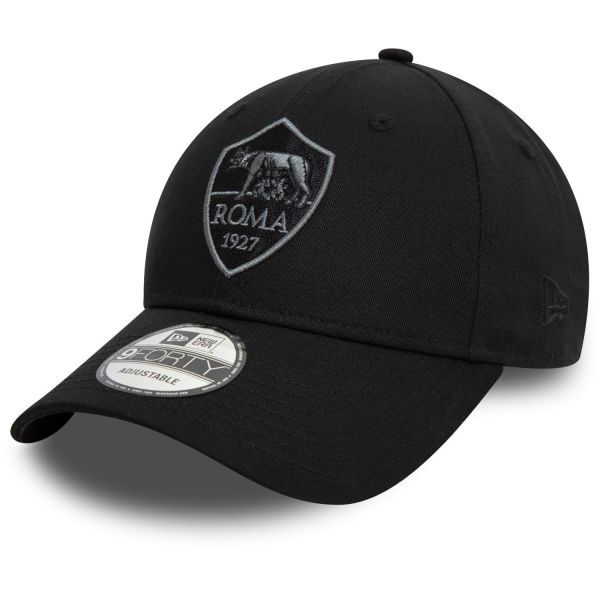 New Era 9Forty Strapback Cap - TONAL AS Roma schwarz