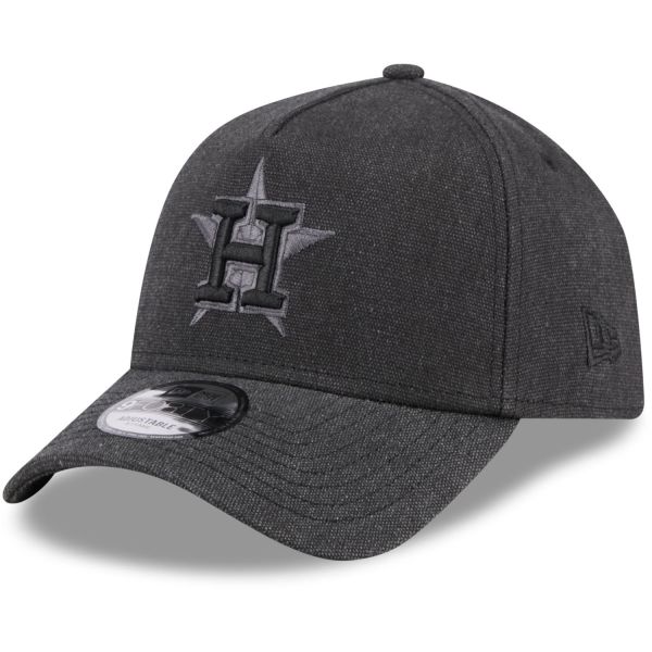 New Era A-Frame Trucker Leinen Cap - Houston Astros schwarz