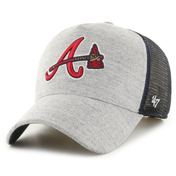 47 Brand Trucker Cap - STORM CLOUD Atlanta Braves heather