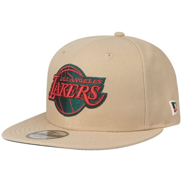 New Era 9Fifty Snapback Cap - Los Angeles Lakers camel beige