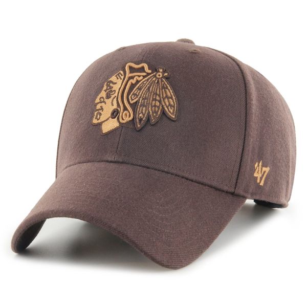 47 Brand Snapback Cap - NHL Chicago Blackhawks brown