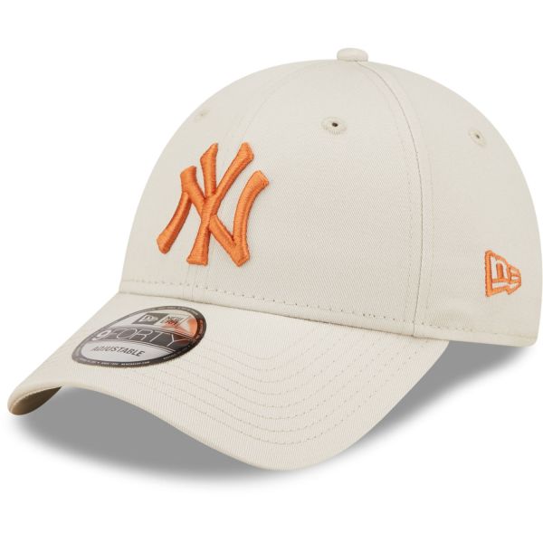 New Era 9Forty Strapback Cap - New York Yankees stone beige