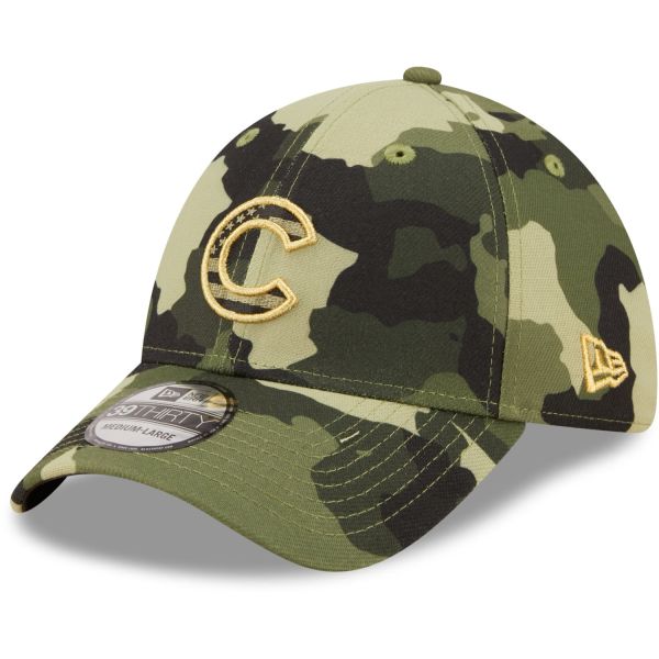 New Era 39Thirty Cap - ARMED FORCES Chicago Cubs