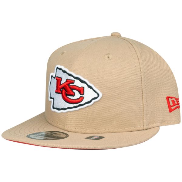 New Era 9Fifty Snapback Cap - Kansas City Chiefs camel beige