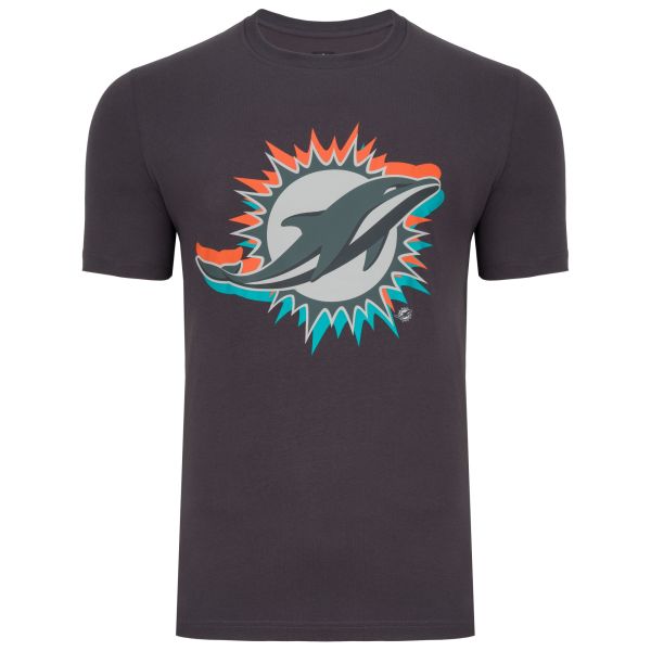 New Era Shirt - NFL DRAFT Miami Dolphins graphite