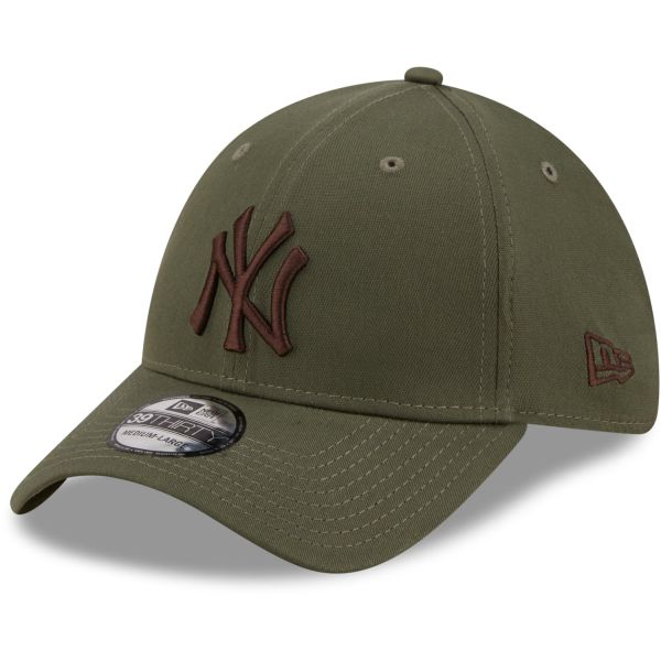 New Era 39Thirty Stretch Cap - New York Yankees olive