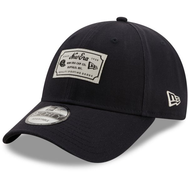 New Era 9Forty Strapback Cap - HERITAGE BRAND PATCH navy