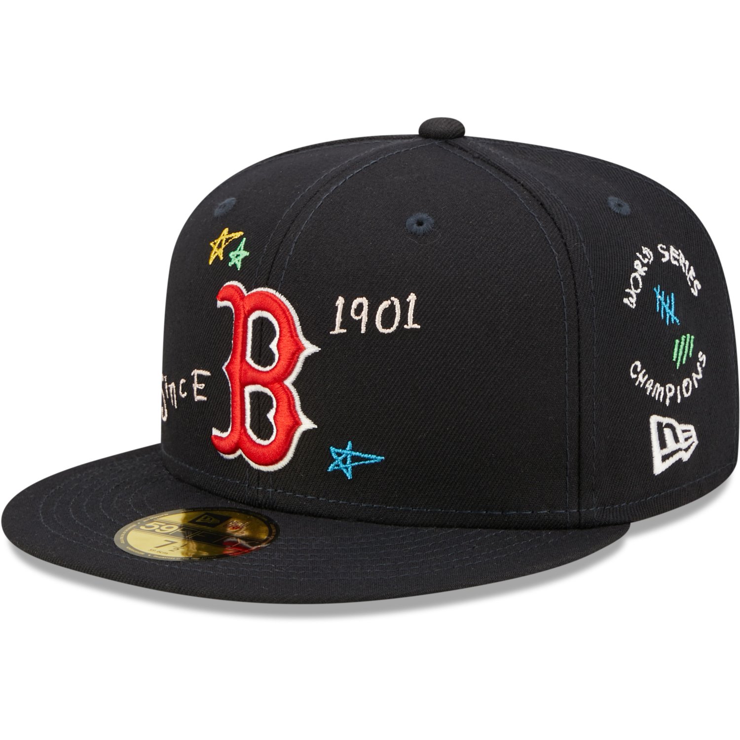 New Era - Groovy 59FIFTY Fitted - Boston Red Sox, Blue / 7 | Feature