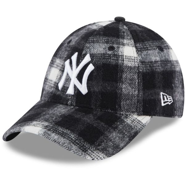 New Era 9Forty Femme Cap - PLAID New York Yankees noir