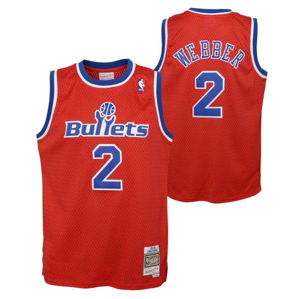 Swingman Enfants Jersey Washington Bullets 1994 Chris Webber