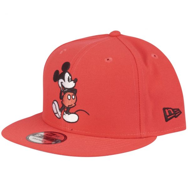 New Era 9Fifty Snapback Disney Cap - Mickey Mouse lava red