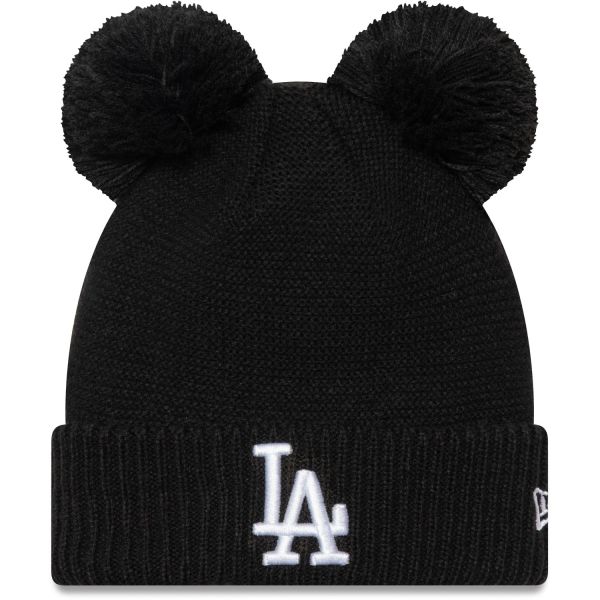 New Era Damen Double Bobble Wintermütze LA Dodgers schwarz