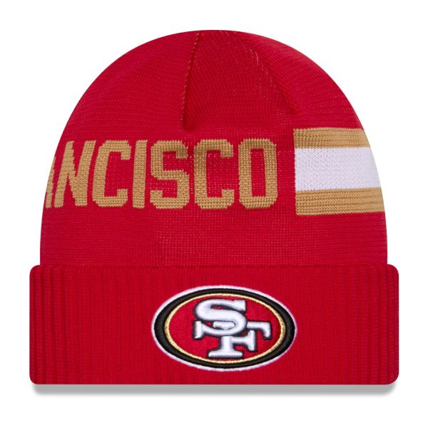 New Era NFL SIDELINE Tech Knit Beanie - San Francisco 49ers