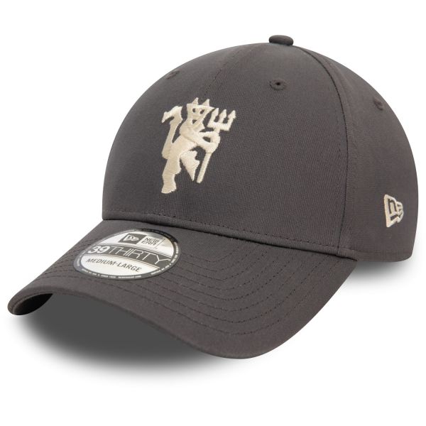 New Era 39Thirty Stretch Cap - Manchester United charcoal