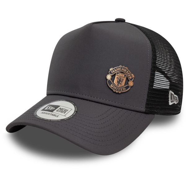 New Era A-Frame Trucker Cap - BRONZE PIN Manchester United