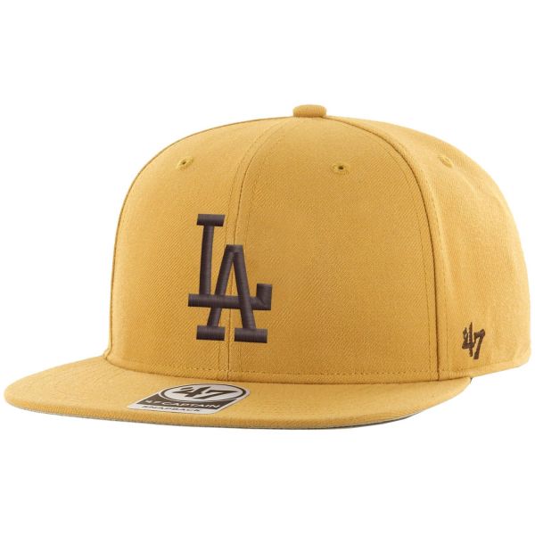 47 Brand Snapback Cap - NO SHOT Los Angeles Dodgers wheat