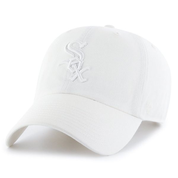 47 Brand Relaxed Fit Cap - CLEAN UP Chicago White Sox blanc