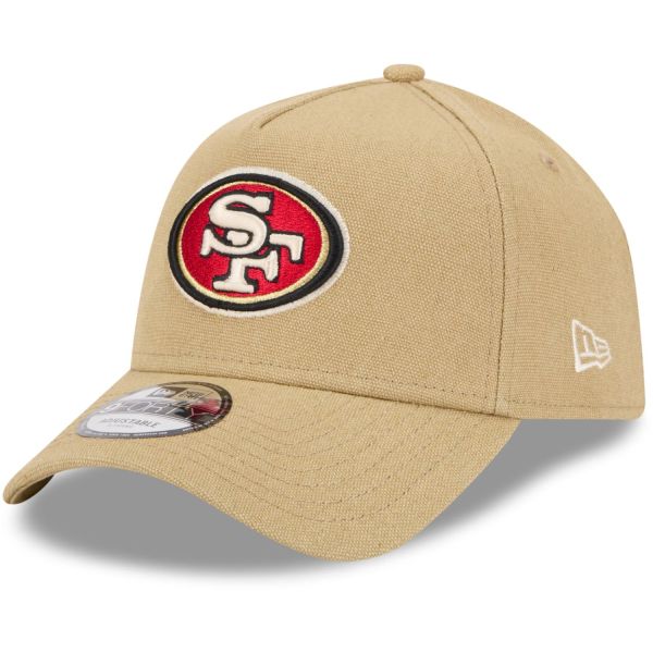 New Era A-Frame Trucker Lin Cap - San Francisco 49ers beige