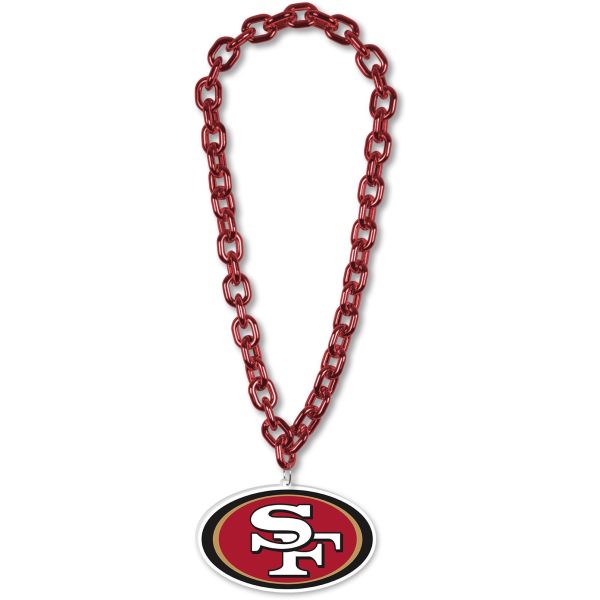 NFL San Francisco 49ers 3D XXL Fanchain Necklace