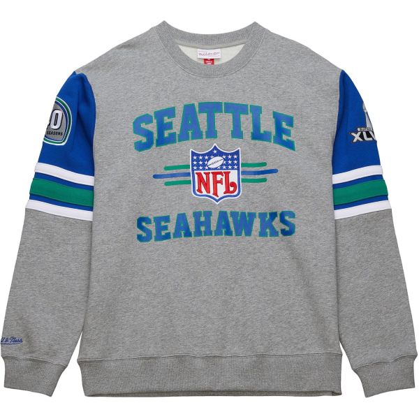 Mitchell & Ness Fleece 4.0 Pullover Seattle Seahawks