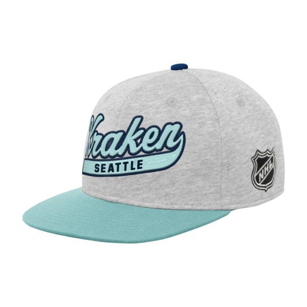 Outerstuff Kids Snapback Cap - HEATHER Seattle Kraken