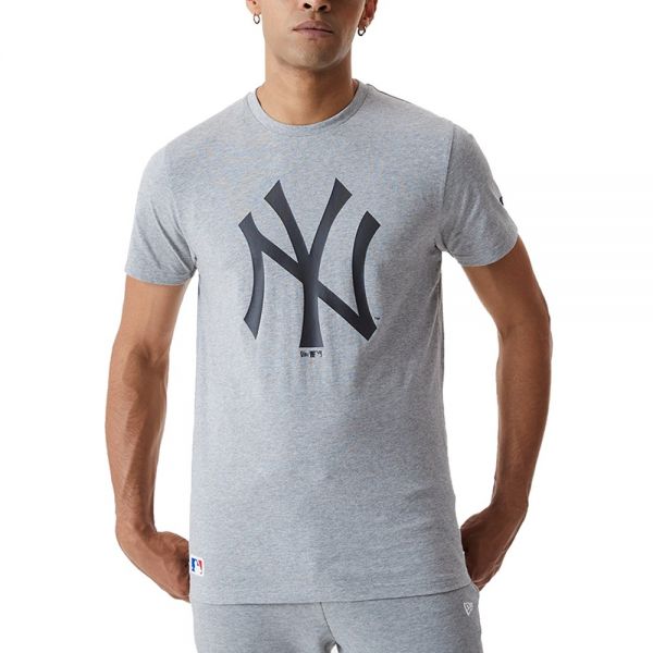 New Era Basic Shirt - MLB New York Yankees grey