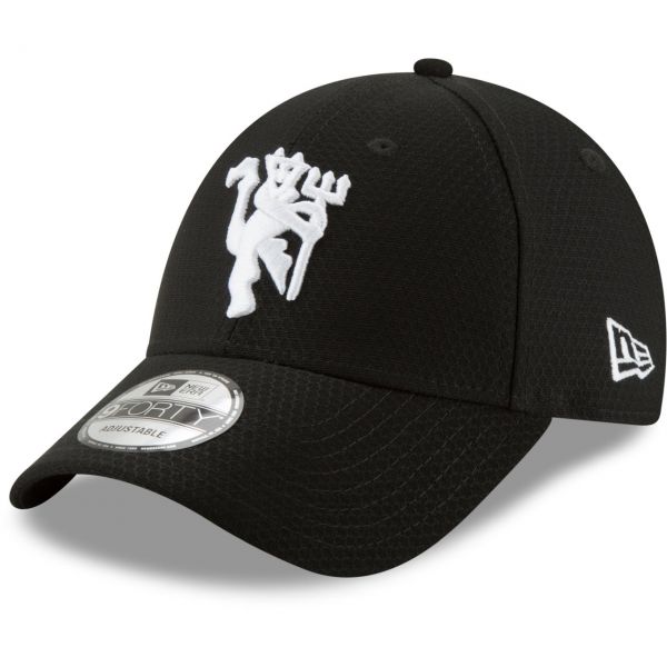 New Era 9Forty Cap - HEX PATTERN Manchester United noir