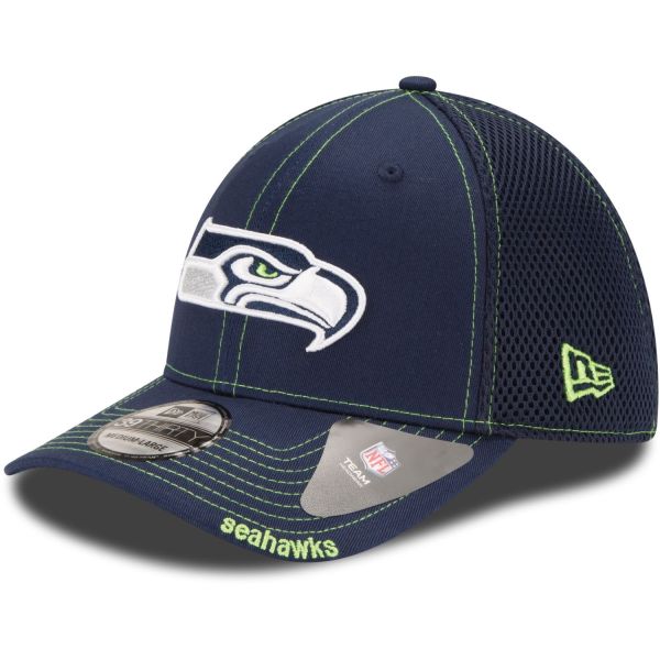 New Era 39Thirty Stretch Mesh Cap - Seattle Seahawks